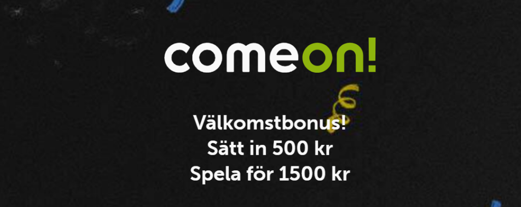 Ny 200% oddsbonus hos ComeOn