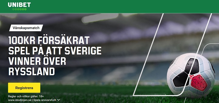Speltips Sverige - Ryssland fotboll