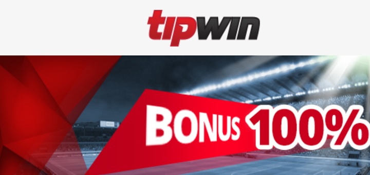 Tipwin bonus på 100% upp till 1000 kr.