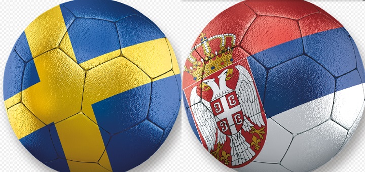 Serbien - Sverige Nations League