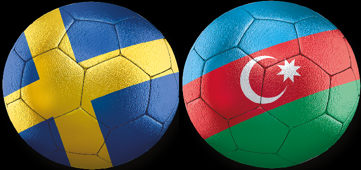 Sverige - Azerbajdzjan EM Kval 27 Mars 2022