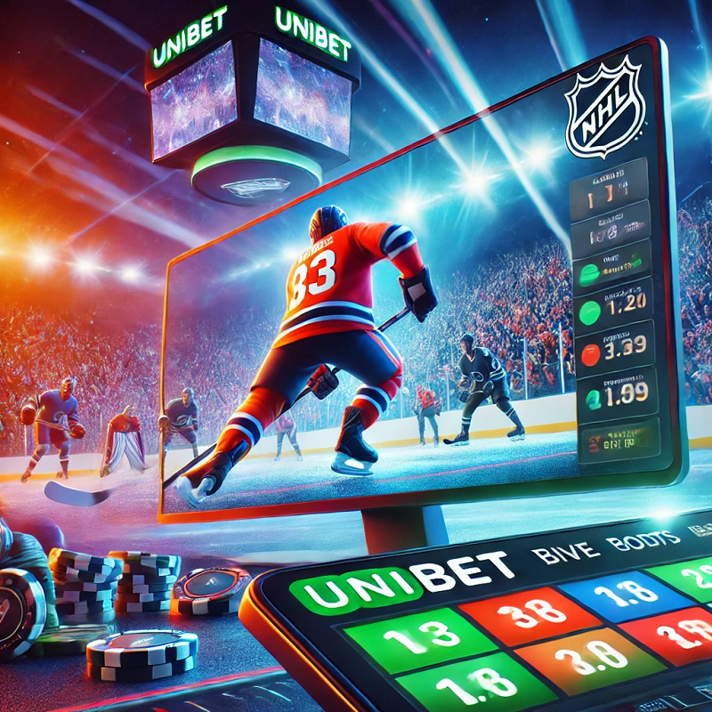 Live streaming NHL hos Unibet