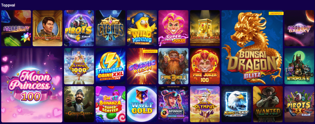 Casinobonusar och kampanjer hos Spelklubben.se