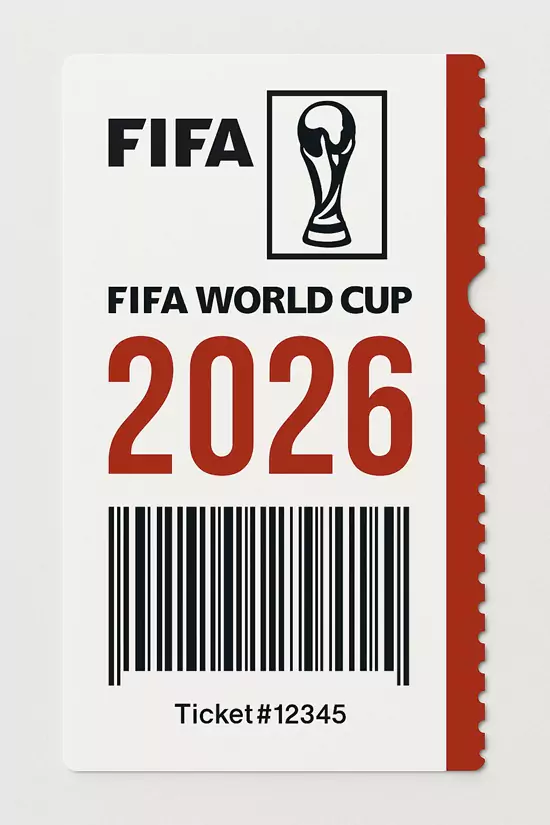 Biljett till Fotbolls VM 2026