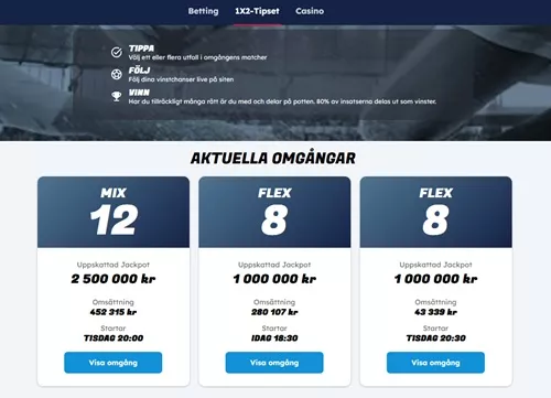 1X2 Tipset perfekt att testa