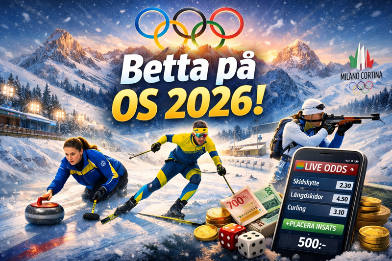 OS 2026: Odds på Sveriges medaljchanser – Allt du behöver veta