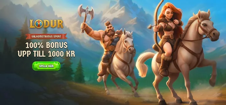 Lodur Oddsbonus med 1000 kr till nya spelare