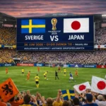 Sverige - Japan