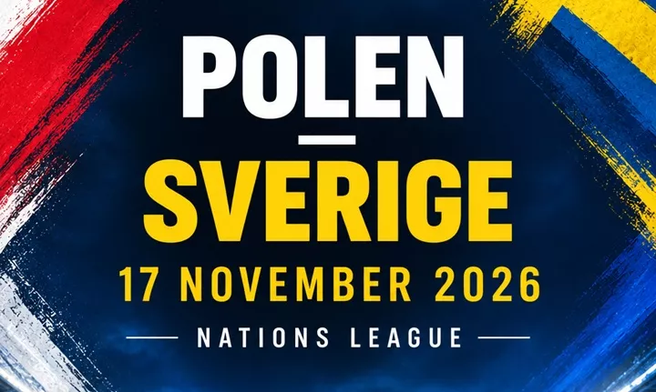 Polen - Sverige i Nations League 17 september